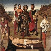 Dieric Bouts Martyrdom of St Erasmus oil painting